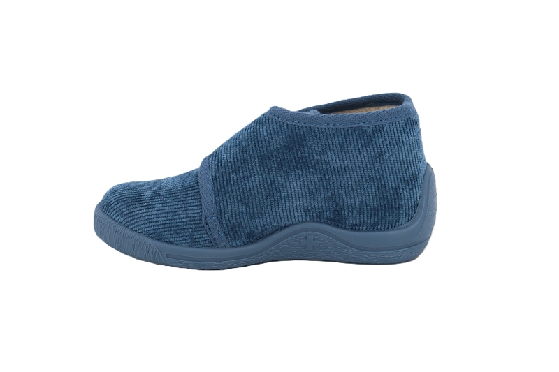 Bellamy pant chaussons pantoufles paco velours bleu7695201_3