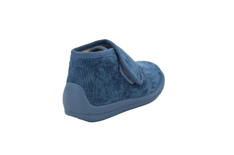 Bellamy pant chaussons pantoufles paco velours bleu7695201_4