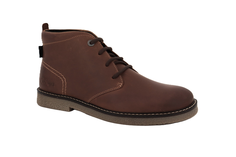 Kickers boots et bottines kick leo marron7698803_2