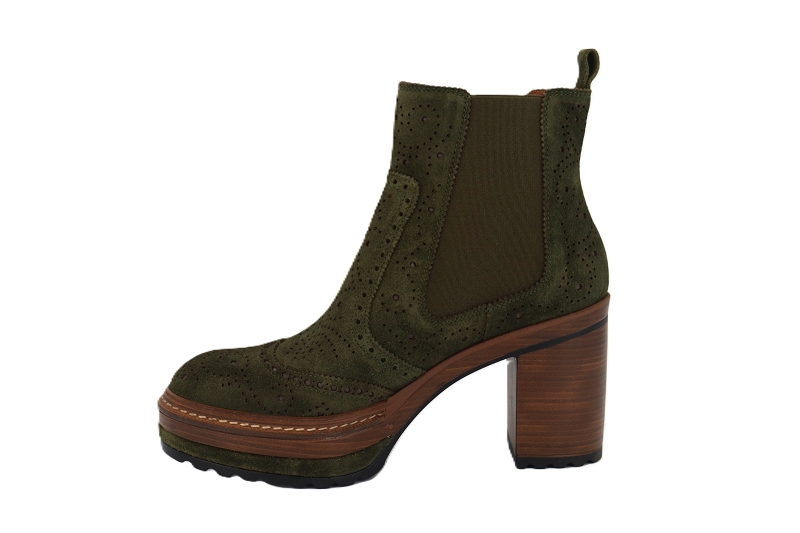 Pons quintana boots et bottines olivie vert7708103_3