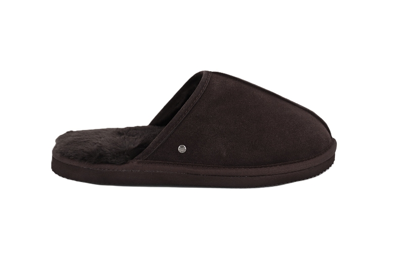 Isotoner chaussons pantoufles paul marron
