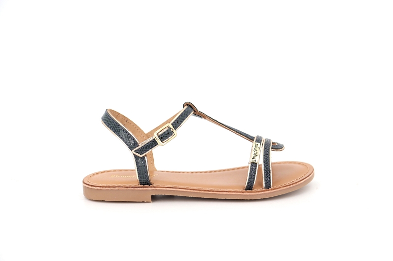 Les tropeziennes enf sandales nu pieds badazar bleu