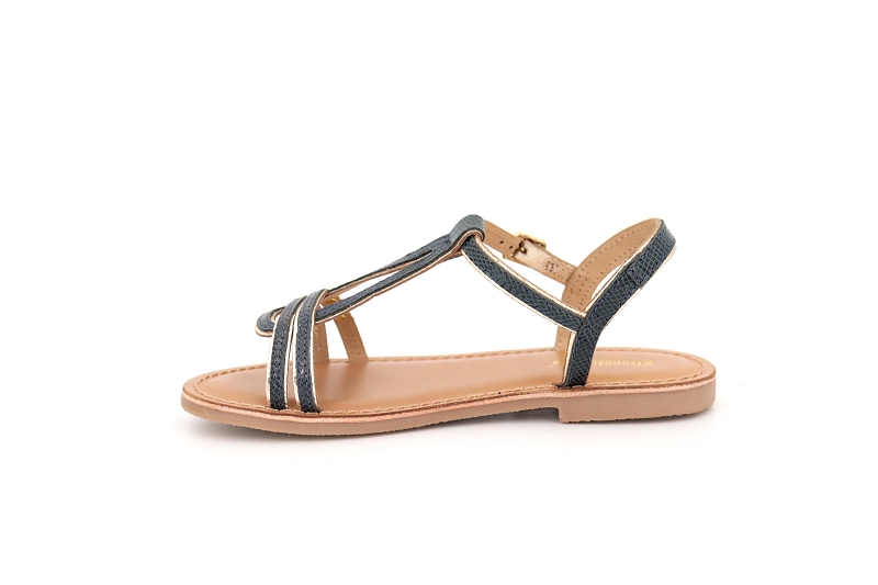 Les tropeziennes enf sandales nu pieds badazar bleu7732401_3