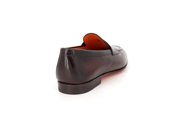 Santoni mocassins sullivan marron7739201_4
