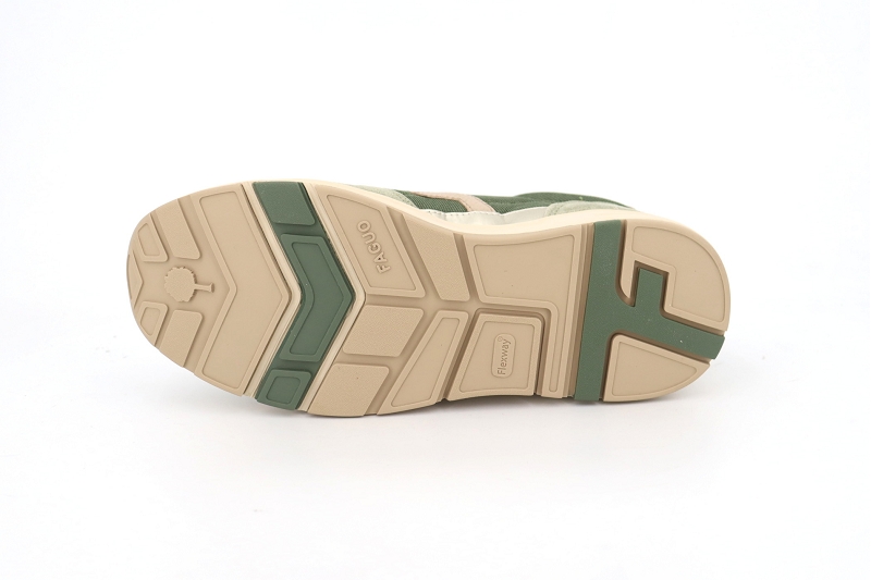 Faguo baskets olive syn woven suede vert7741102_5