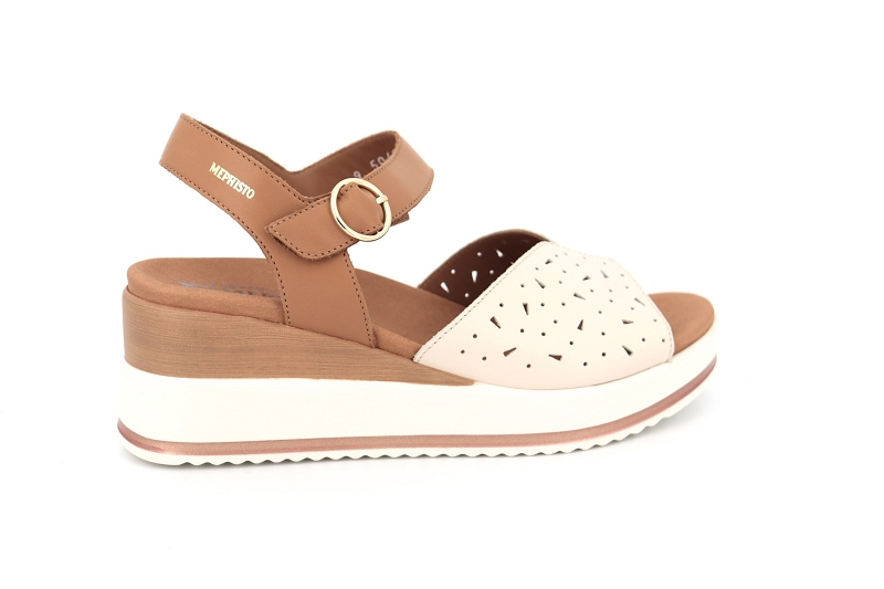 Mephisto f sandales nu pieds serafia beige