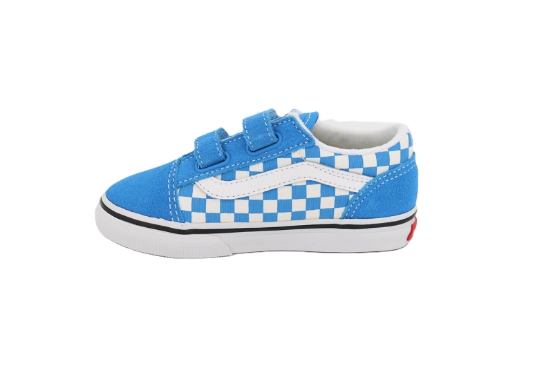Vans enf baskets old skool v checkboard bleu7746102_3