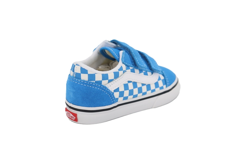 Vans enf baskets old skool v checkboard bleu7746102_4