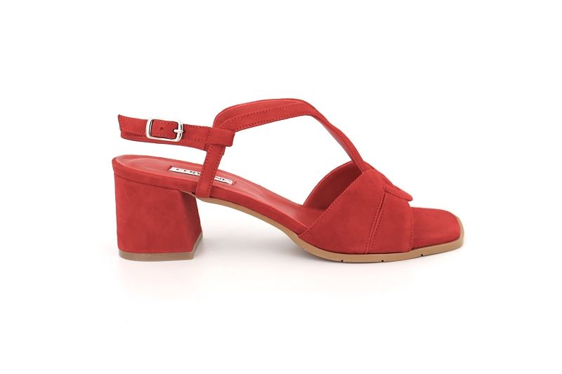 Cervone sandales nu pieds milly rouge