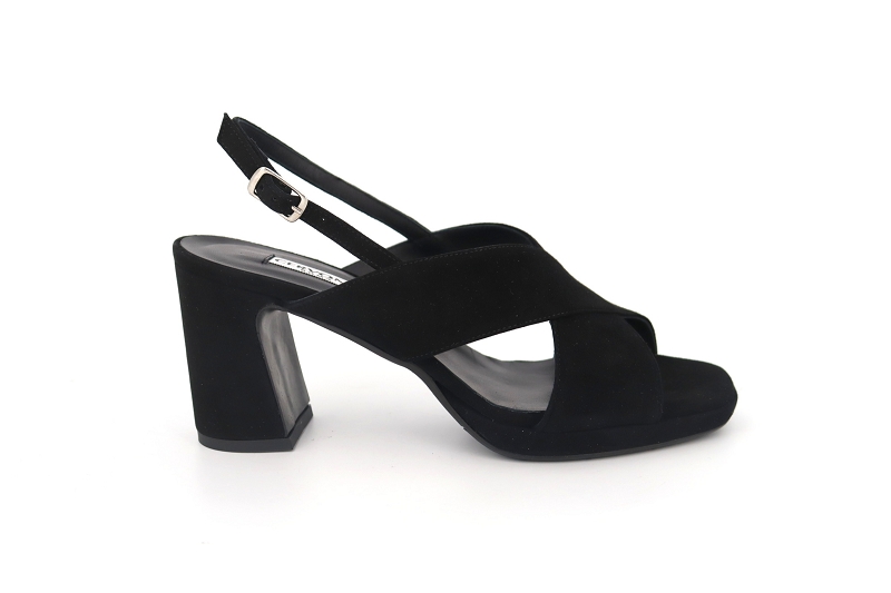 Cervone sandales nu pieds evelyne noir