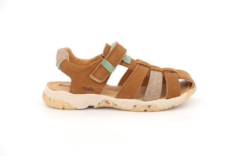 Bopy sandales nu pieds elik marron
