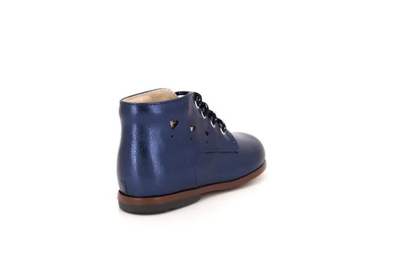 Beberlis chaussures a lacets melania bleu7757402_4