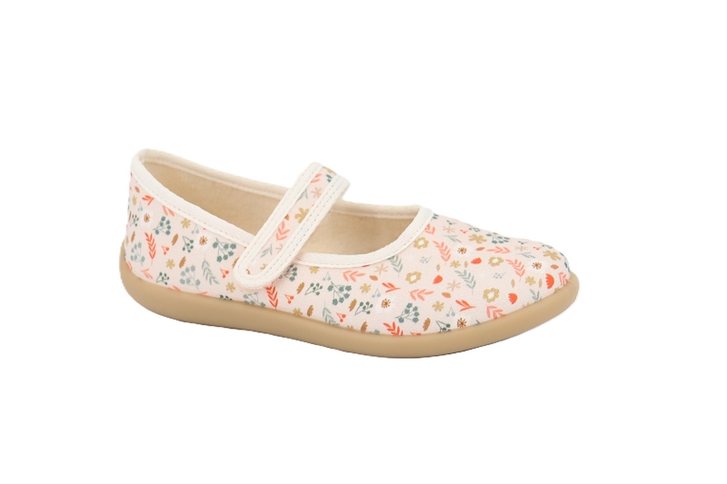 Bellamy pant chaussons pantoufles paris fleurs beige7758402_2