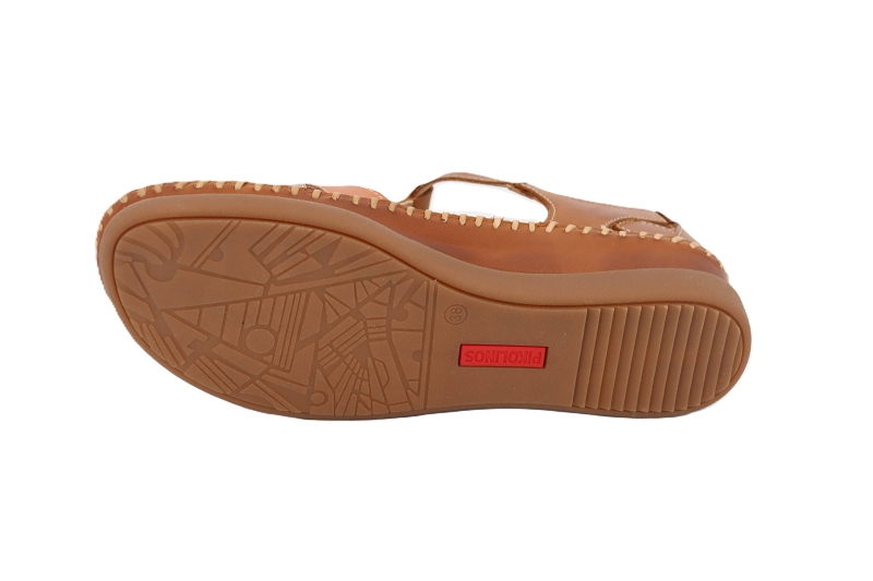 Pikolinos sandales nu pieds guadeloupe marron7760703_5