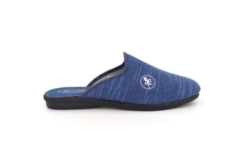 Semelflex chaussons pantoufles mylan bleu