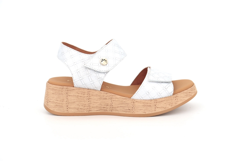 Paula urban sandales nu pieds nironette blanc