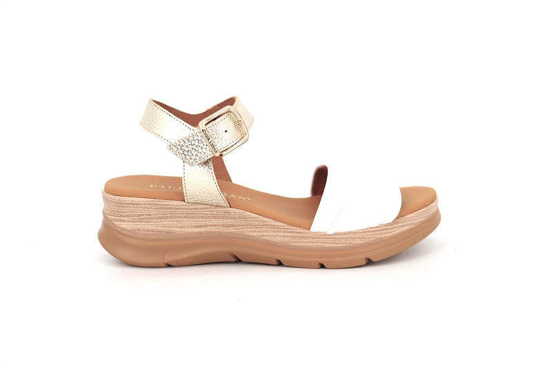 Paula urban sandales nu pieds valerie blanc