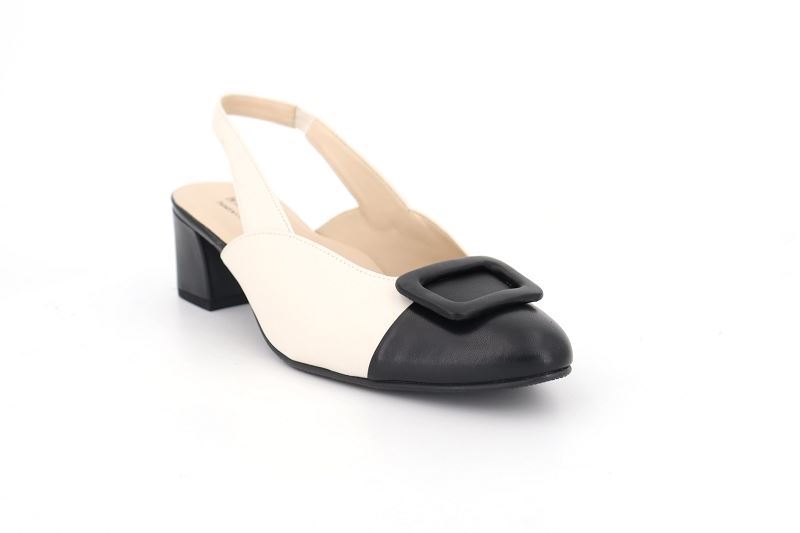 Hassia escarpins capri blanc7765802_2