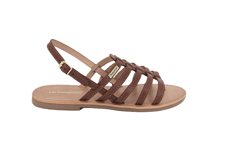 Les tropeziennes sandales nu pieds hika marron