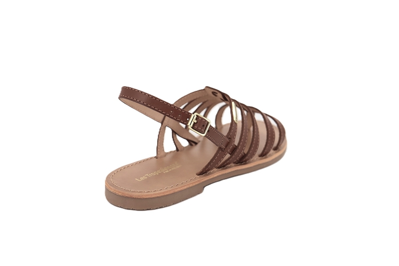 Les tropeziennes sandales nu pieds hika marron7773002_4
