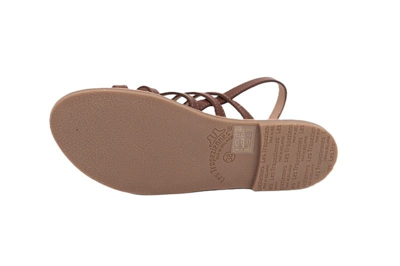 Les tropeziennes sandales nu pieds hika marron7773002_5