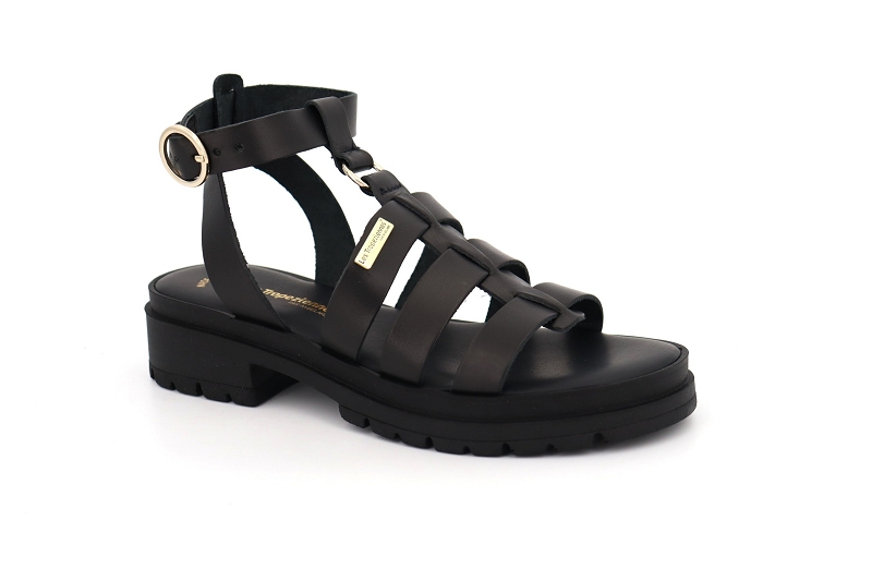 Les tropeziennes sandales nu pieds tobo noir7773201_2