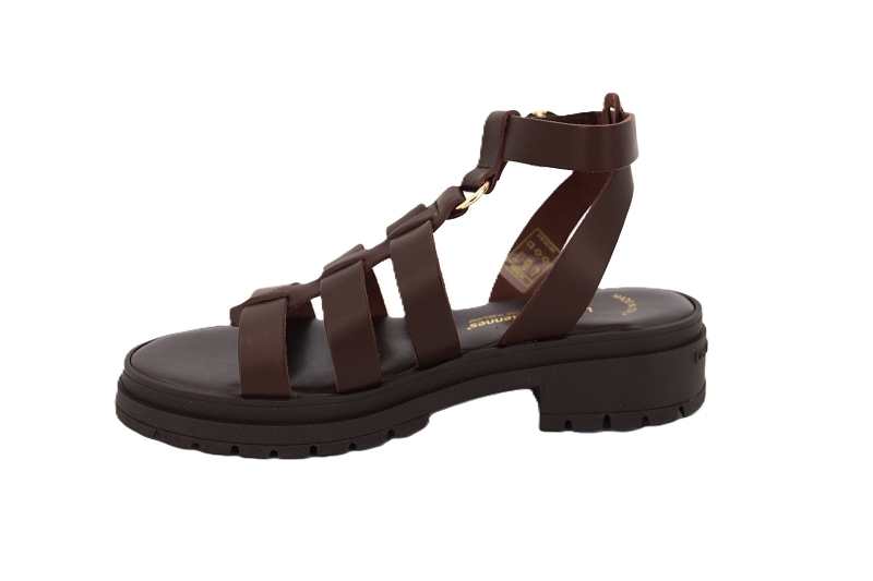 Les tropeziennes sandales nu pieds tobo marron7773202_3