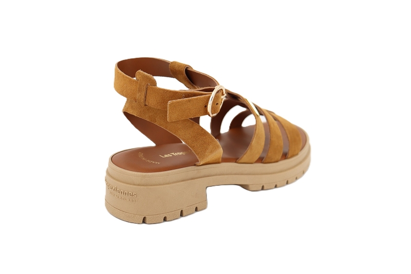 Les tropeziennes sandales nu pieds tobo sued marron7773303_4