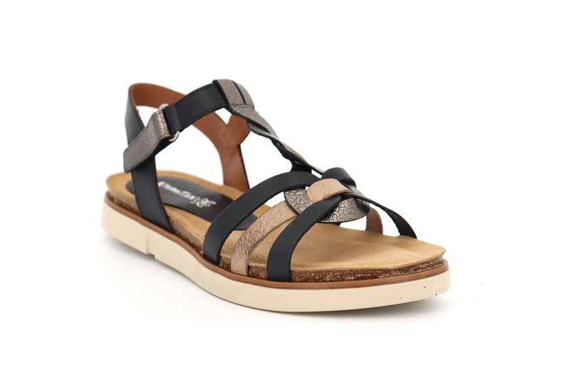 Xapatan sandales nu pieds mailla noir7777403_2