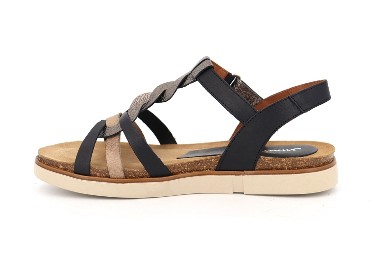 Xapatan sandales nu pieds mailla noir7777403_3