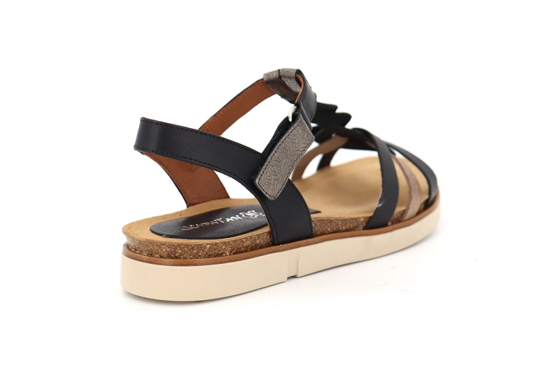 Xapatan sandales nu pieds mailla noir7777403_4