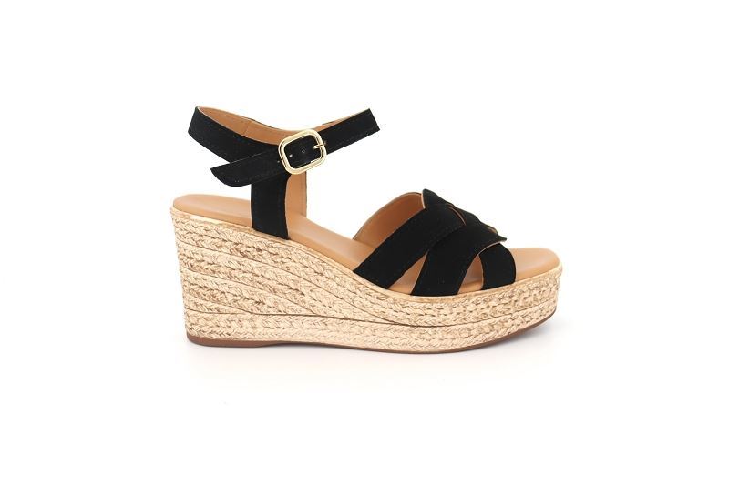 Aliwell sandales nu pieds lautau noir