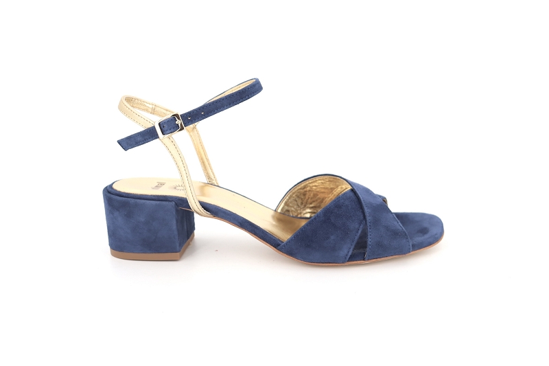 Nimal sandales nu pieds isako bleu