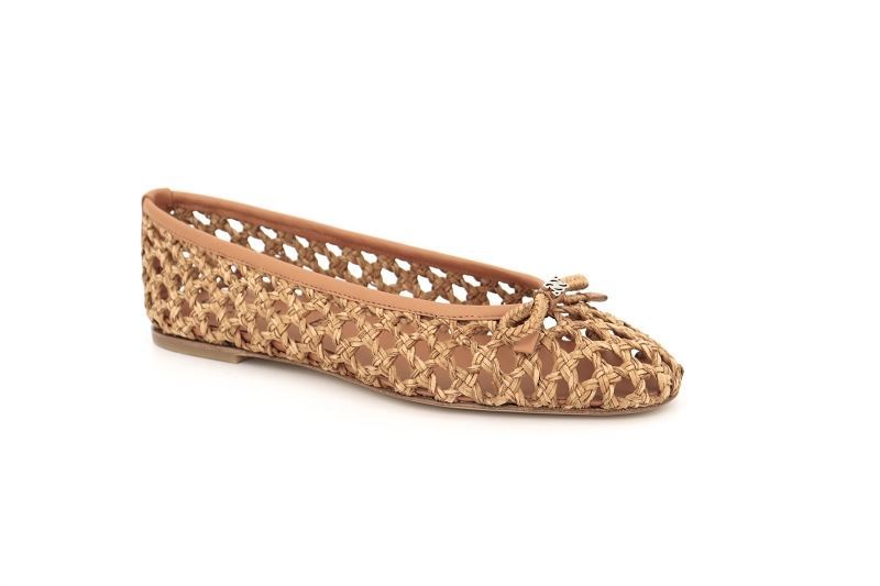 Casadei ballerines ballet tresse marron7778401_2