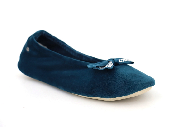 Isotoner chaussons pantoufles melanie bleu7779501_2