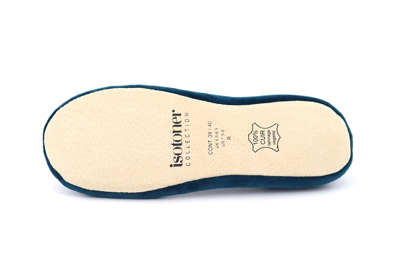 Isotoner chaussons pantoufles melanie bleu7779501_5