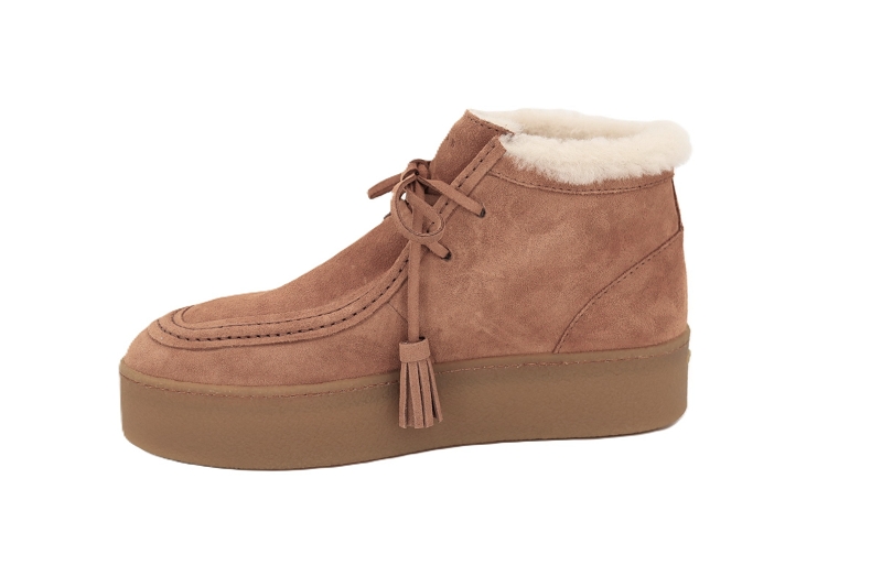 Hogan boots et bottines h698 boot lacet marron7786601_3