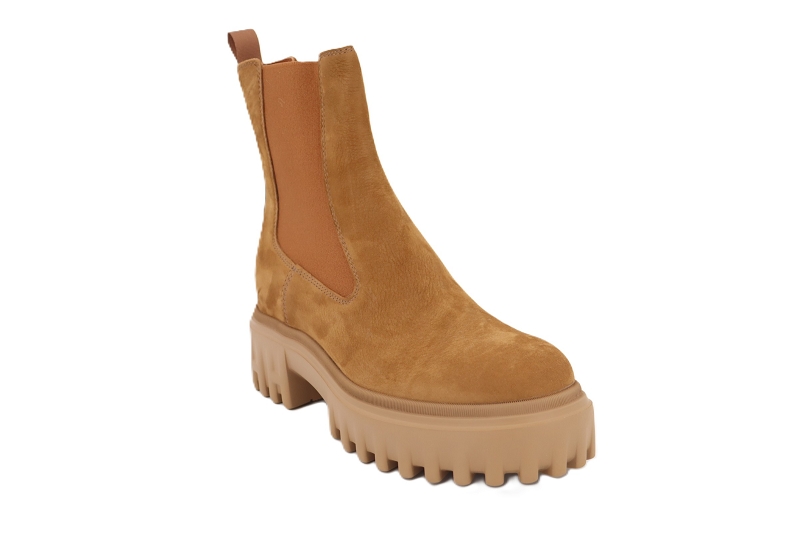 Hogan boots et bottines h700 chelsea marron7786801_2