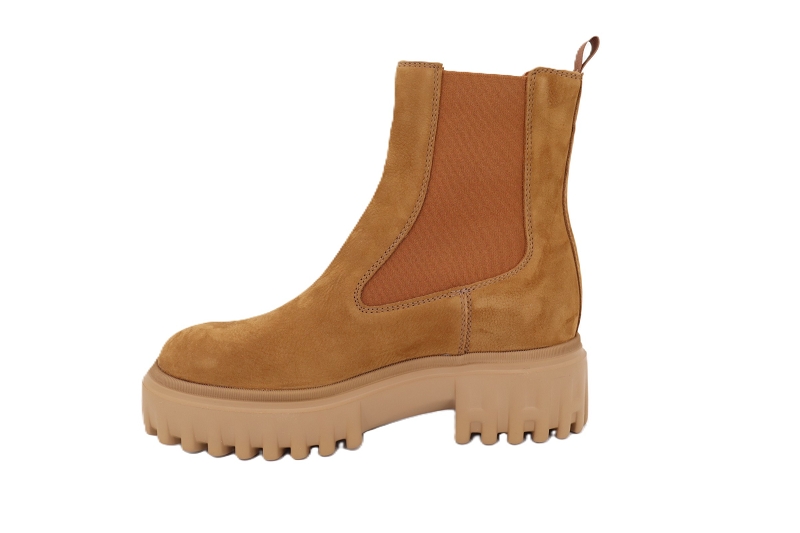 Hogan boots et bottines h700 chelsea marron7786801_3