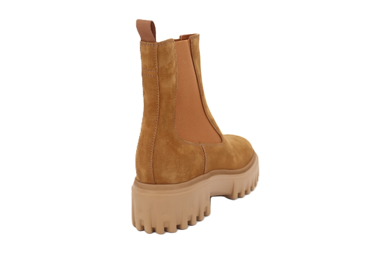 Hogan boots et bottines h700 chelsea marron7786801_4