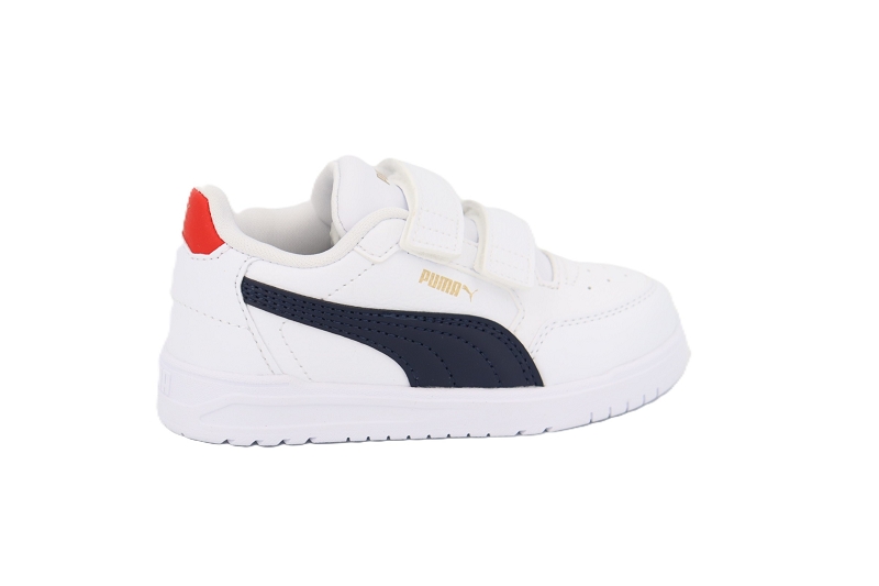 Puma  enf baskets shuffle inf lo v blanc