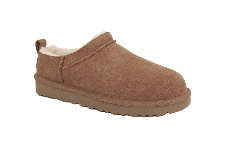 Ugg chaussons pantoufles classic micro marron7790501_2