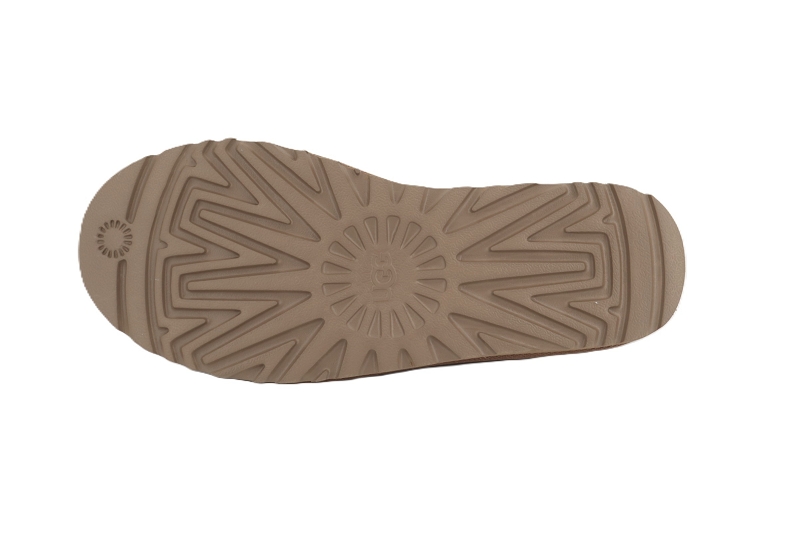 Ugg chaussons pantoufles classic micro marron7790501_5