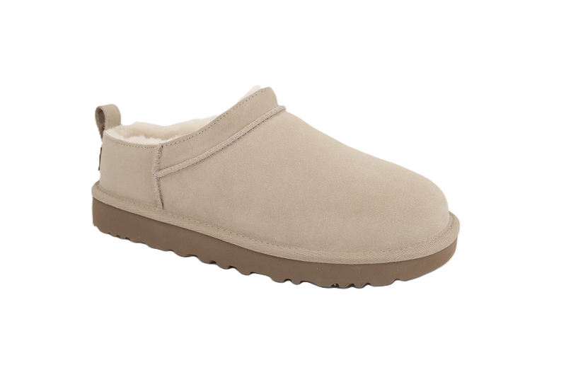Ugg chaussons pantoufles classic micro beige7790503_2