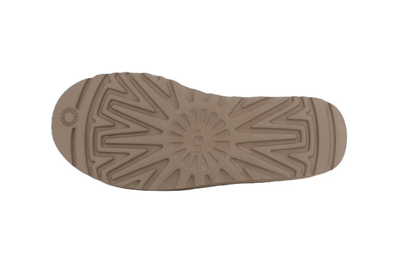 Ugg chaussons pantoufles classic micro beige7790503_5