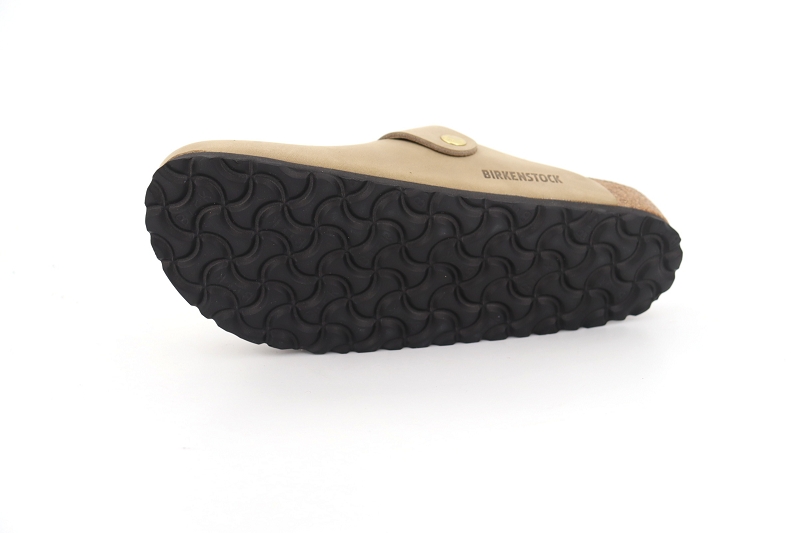 Birkenstock mules et sabots boston bb leather  hex marron7797001_5