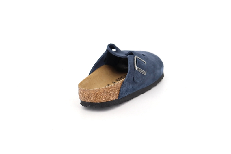 Birkenstock mules et sabots boston suede bleu7797202_4