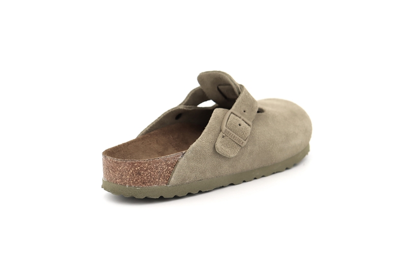 Birkenstock mules et sabots boston suede vert7797204_4