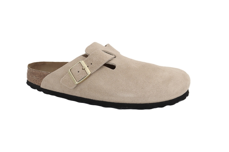Birkenstock mules et sabots boston suede beige7797205_2