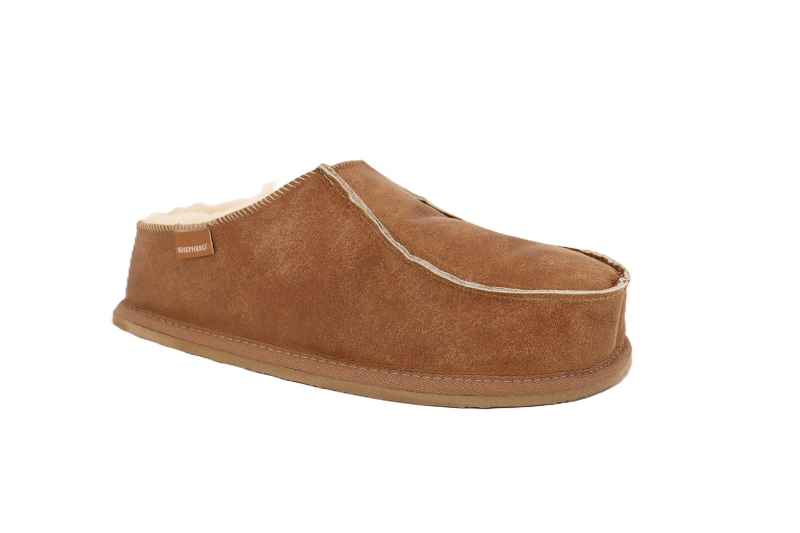 Shepherd chaussons pantoufles richard marron7799801_2